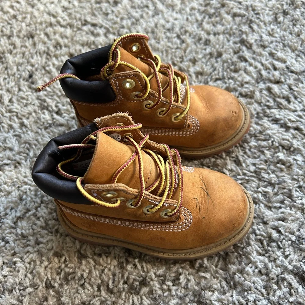 Timberland Kids' Brown Lace-Up Boots